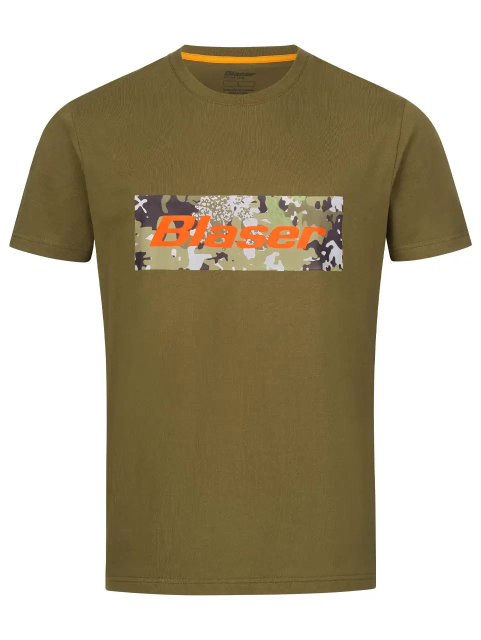 Blaser-T-Shirt in Oliv Frontansicht