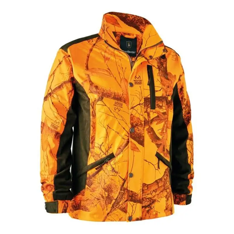 Deerhunter Explore Jacke orange camo Frontansicht