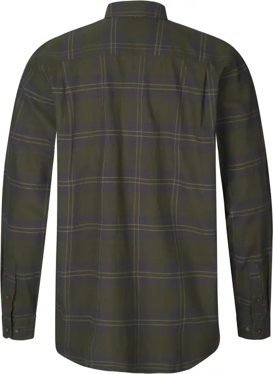 Seeland Hoghseat-Hemd dark olive Rückenansicht