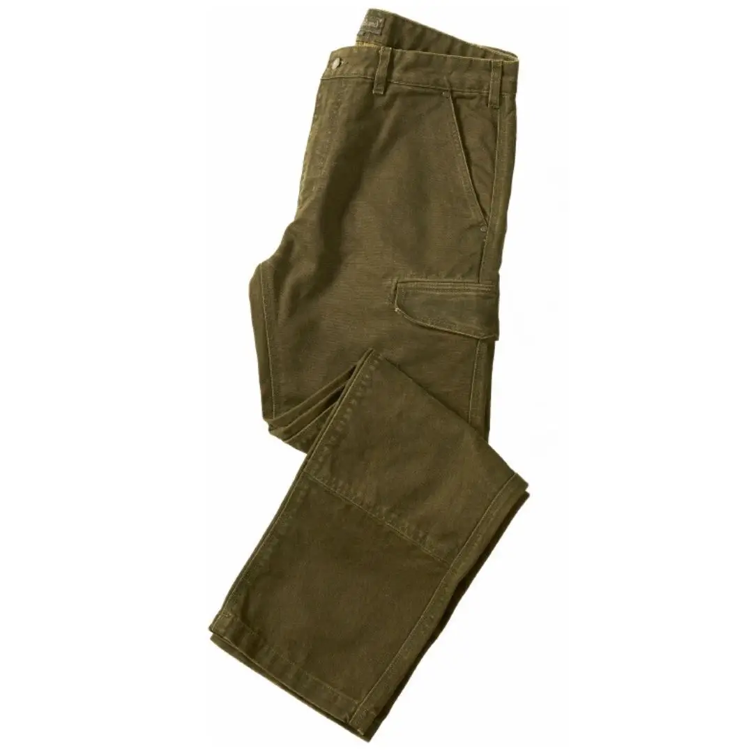 Gefaltete Jagdhose in Oliv